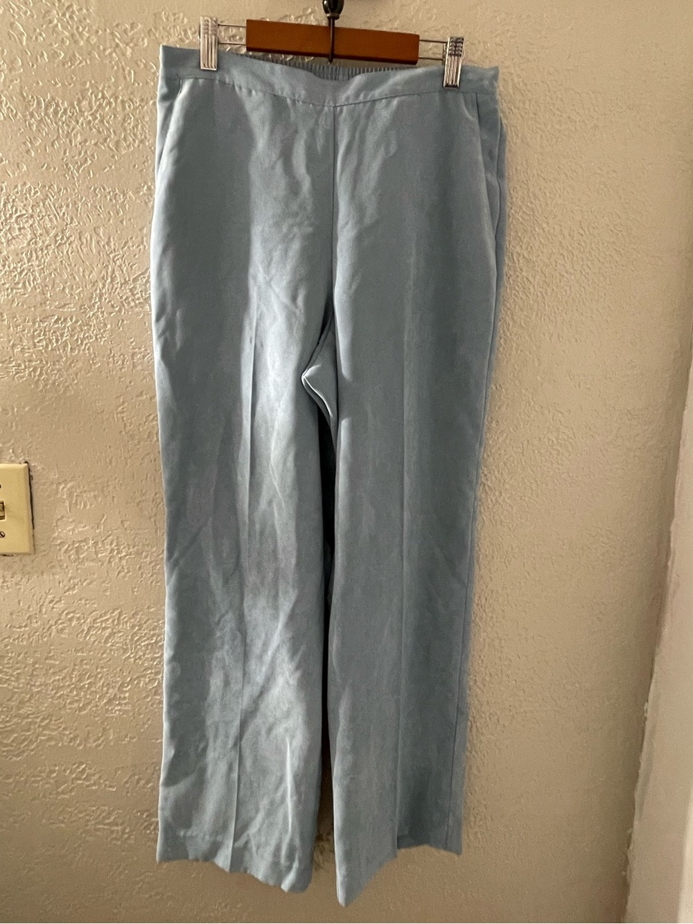 Alfred Dunner Light‎ Blue Women’s Straight-Leg Trousers